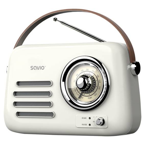 Obrázok pre SAVIO RS-02 Přenosné rádio, bílé