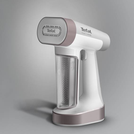 Obrázok pre Tefal Pure Force DT8765E0 parní čistič oblečení Ruční parní čistič 0,18 l 1800 W Černá, Skořicová barva