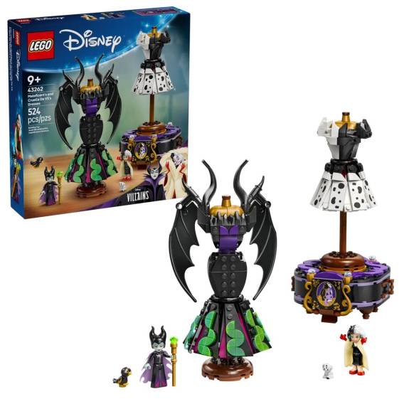 Obrázok pre LEGO DISNEY 43262 Šaty Maleficent a Cruelly de Vil