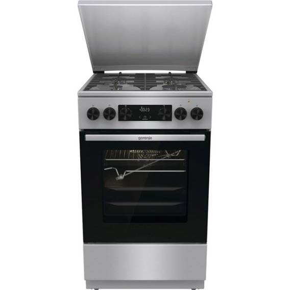 Obrázok pre Gorenje GKS5C71XF Volně stojící sporák s troubou Stříbrný