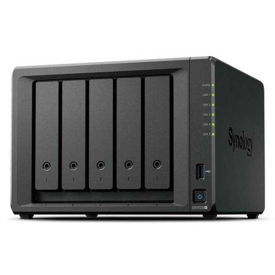Obrázok pre Synology DiskStation DS1525+ úložný server NAS Ryzen Embedded V1500B 8 GB DDR4 0 TB Černá