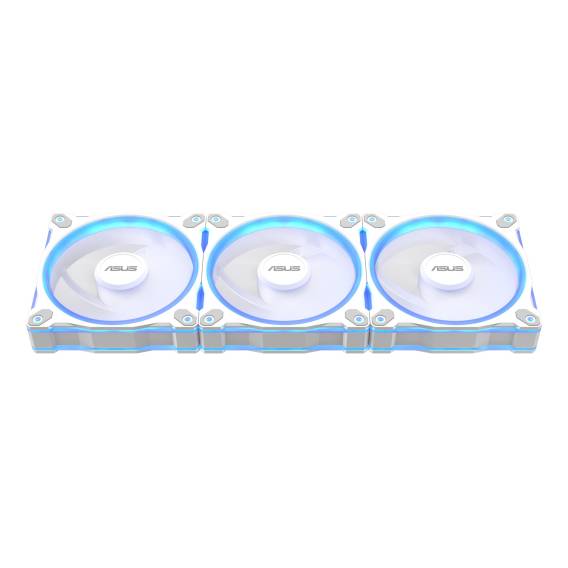 Obrázok pre ASUS Prime MR120 Fan ARGB Reverse White 3in1 Počítačová skříň Ventilátor 12 cm Bílá 3 kusů
