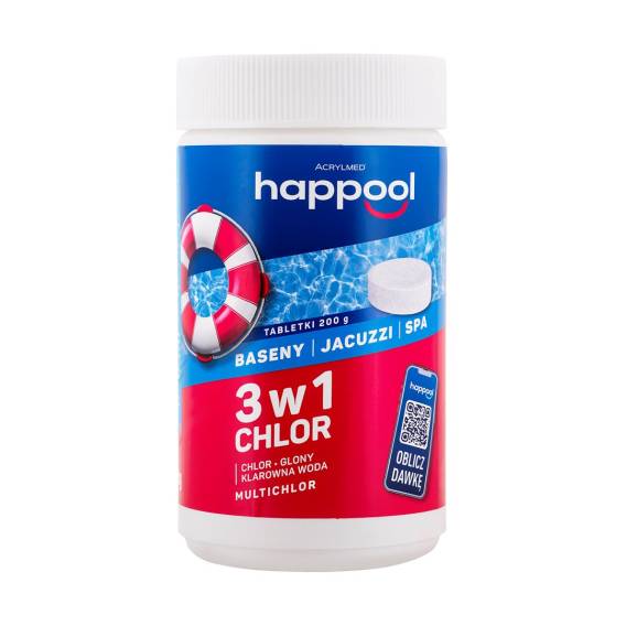 Obrázok pre Acrylmed MULTICHLOR 3 v 1 Multifunkční tablety uvolňující chlor 200 g – 1 kg
