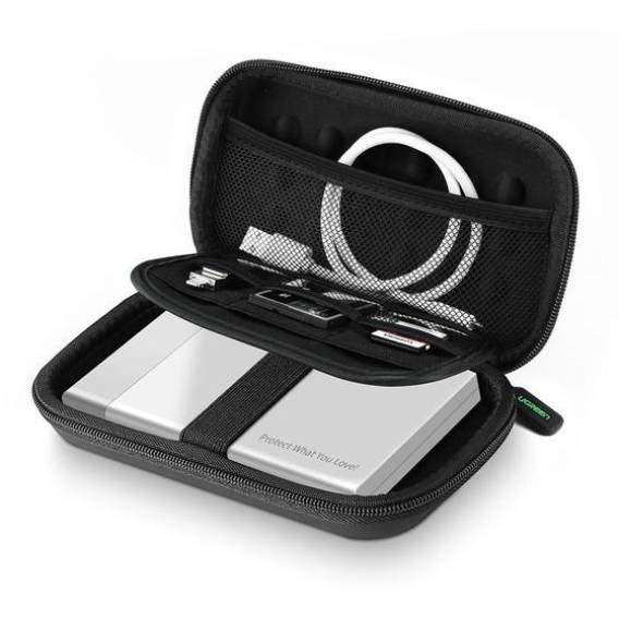 Obrázok pre Ugreen 40707 obal na úložné zařízení Pouzdro EVA (ethylen-vinyl-acetát) Černá