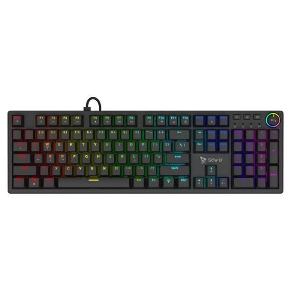 Obrázok pre SAVIO STYX Mechanická klávesnice Outemu Brown, Hot Swap, RGB