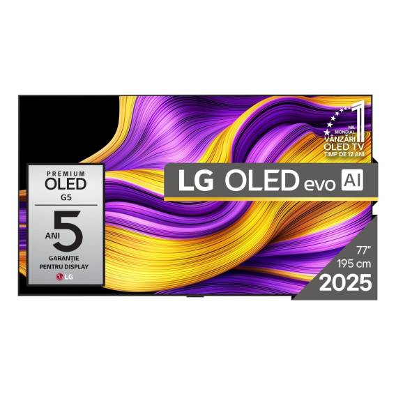 Obrázok pre LG OLED evo AI OLED77G51LW televizor 195,6 cm (77") 4K Ultra HD Smart TV Wi-Fi Černá