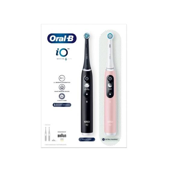 Obrázok pre Oral-B iO 6 Dospělý Rotační kartáček Černá, Růžová