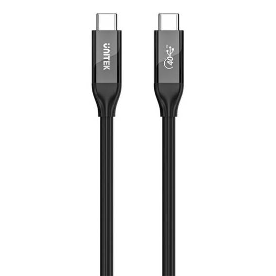Obrázok pre UNITEK C14100ABK01-2M USB kabel USB4 Gen 2x2 USB C 40 Gbit/s 240 W Černá