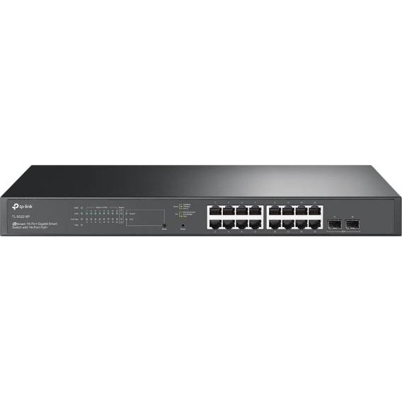 Obrázok pre TP-Link Omada SG2218P síťový přepínač Řízený L2/L2+ Gigabit Ethernet (10/100/1000) Podpora napájení po Ethernetu (PoE) 1U Černá