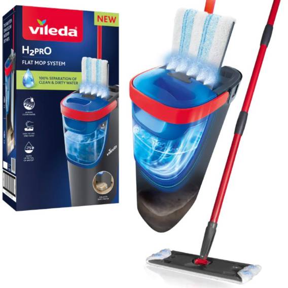 Obrázok pre Plochý mop Vileda H2prO