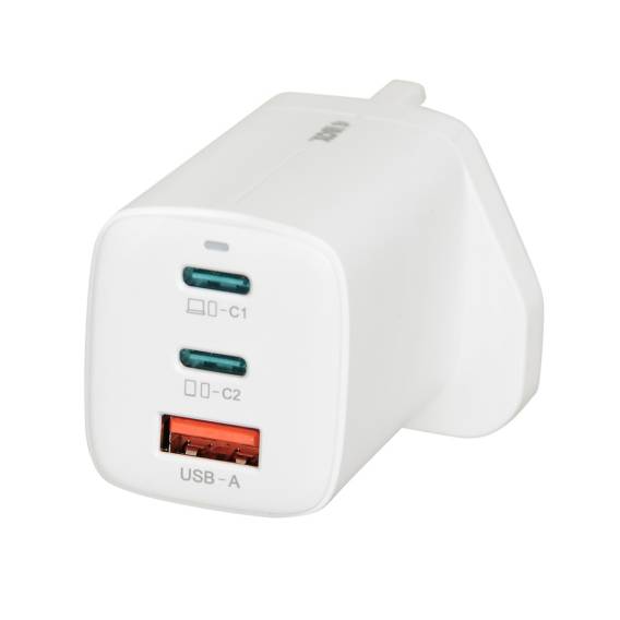 Obrázok pre iBOX C-65 White, GaN 65W univerzální nabíječka Zástrčka ve Velké Británii