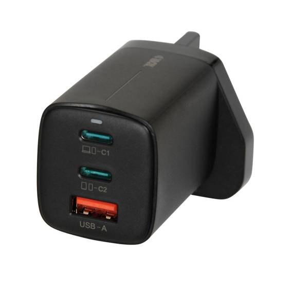 Obrázok pre iBOX C-65 Black, GaN 65W univerzální nabíječka Zástrčka ve Velké Británii