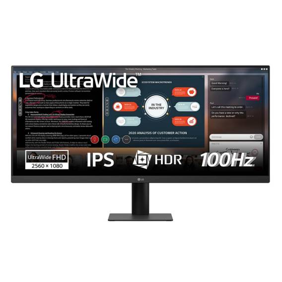 Obrázok pre LG 29U511A-B počítačový monitor 73,7 cm (29") 2560 x 1080 px WFHD LCD Černá