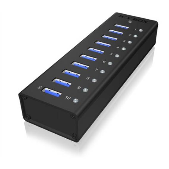 Obrázok pre ICY BOX IB-AC6110 USB 3.2 Gen 1 (3.1 Gen 1) Type-B 5000 Mbit/s Černá
