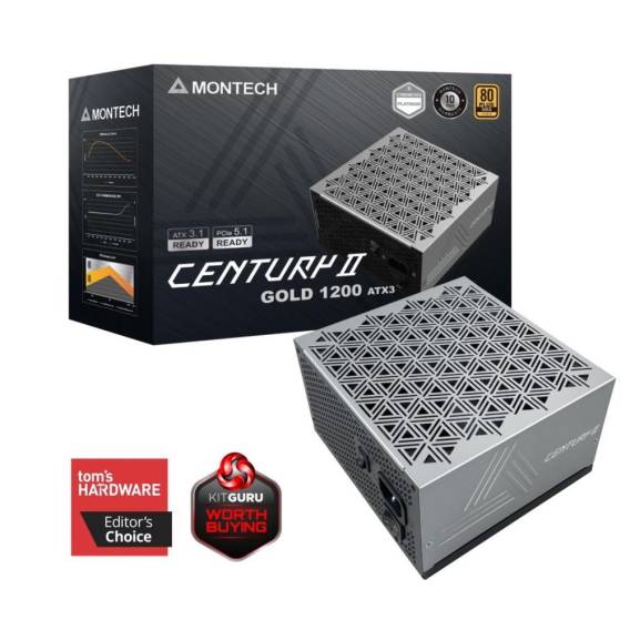 Obrázok pre MONTECH Power Supply Century II 1200W 80+ ATX 3.1