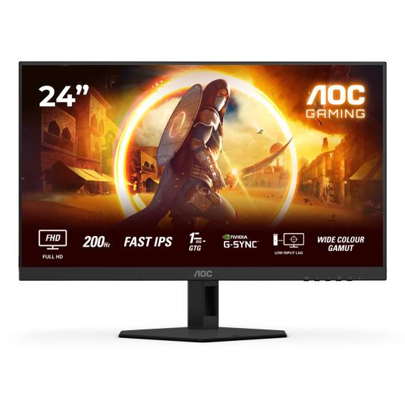 Obrázok pre AOC G4 24G4HRE počítačový monitor 60,5 cm (23.8") 1920 x 1080 px Full HD LED Černá, Červená