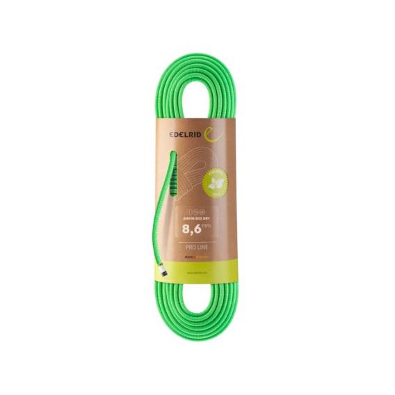 Obrázok pre Siskin Eco Dry rope 8.6mm 70m neon green