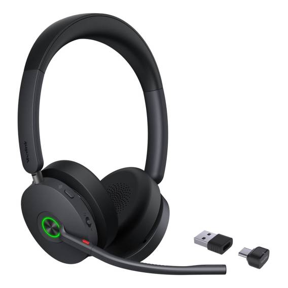 Obrázok pre Yealink BH74 UC USB-C/A Sluchátka s mikrofonem Bezdrátový Přes hlavu Kancelář / call centrum USB Type-C / USB Type-A Bluetooth Černá
