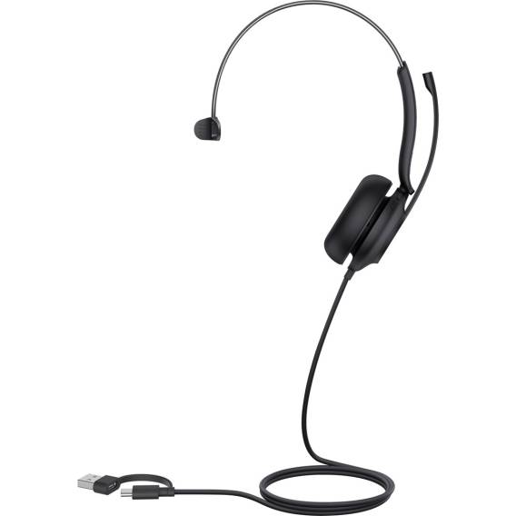 Obrázok pre Yealink UH35 Mono Teams USB-C/A Sluchátka s mikrofonem Kabel Přes hlavu Hovory/hudba USB Type-C / USB Type-A Černá