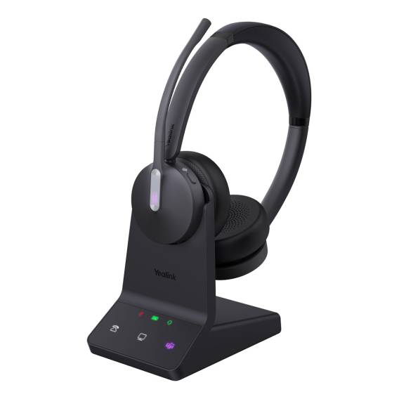 Obrázok pre Yealink WH64 Dual Teams Headset Sluchátka s mikrofonem Bezdrátový Přes hlavu Kancelář / call centrum USB typu C Bluetooth Černá
