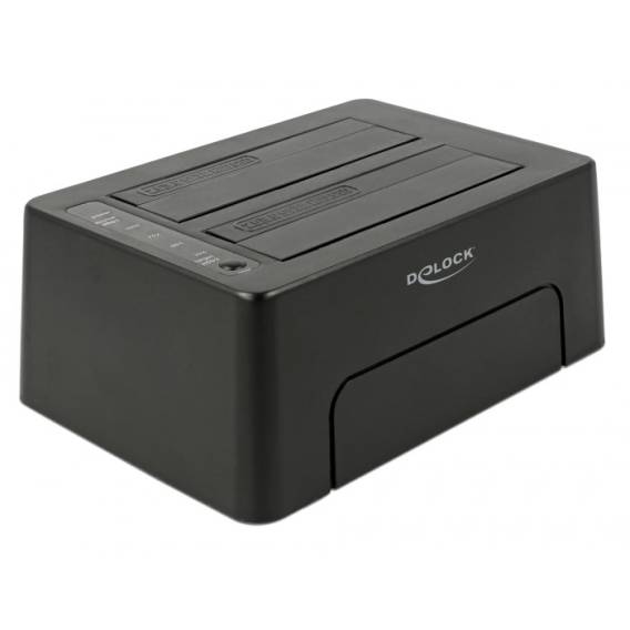 Obrázok pre DeLOCK 63957 dokovací stanice pro úložná zařízení USB 3.2 Gen 2 (3.1 Gen 2) Type-C Černá