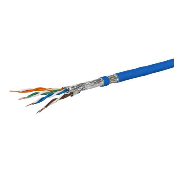 Obrázok pre METZ CONNECT 1308427B34145 síťový kabel Modrá 100 m Cat7a S/FTP (S-STP)