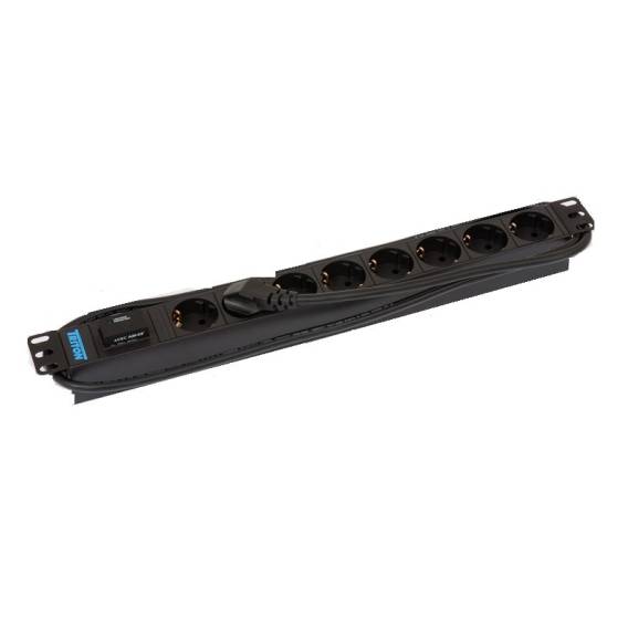 Obrázok pre Triton RAB-PD-X08-A1 přepěťová ochrana Černá 8 AC zásuvky / AC zásuvek 230 V 2 m
