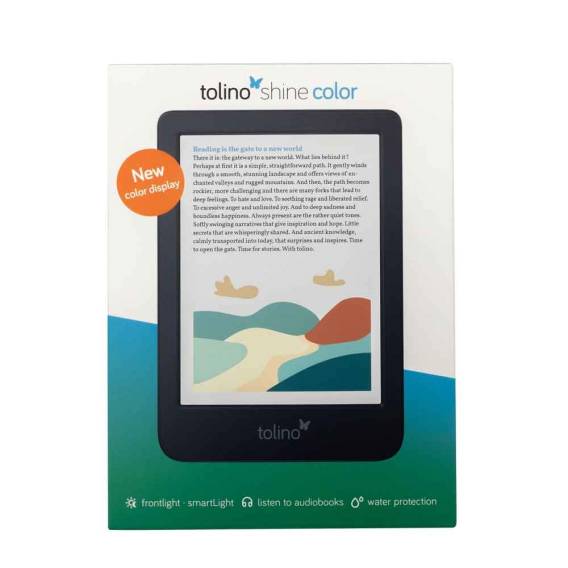 Obrázok pre Tolino shine color čtečka elektronických knih Dotyková obrazovka 16 GB Wi-Fi Černá