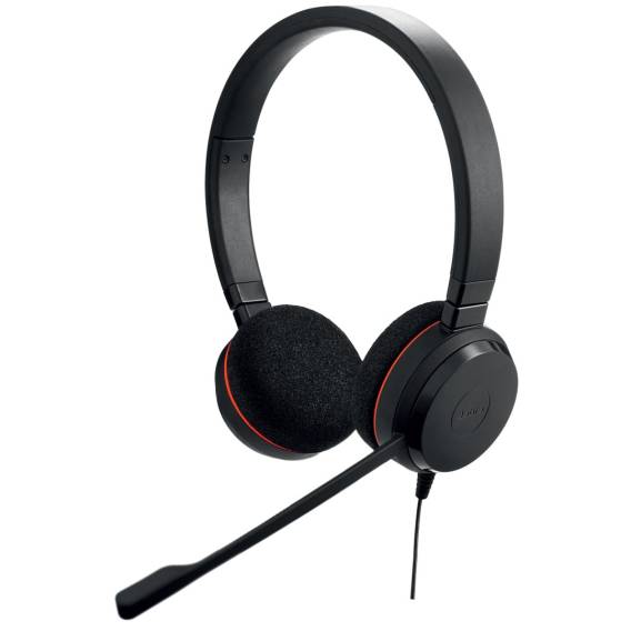 Obrázok pre Jabra Evolve 20 Sluchátka s mikrofonem Kabel Přes hlavu Kancelář / call centrum USB Type-C / USB Type-A Černá
