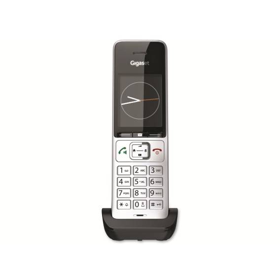 Obrázok pre Gigaset COMFORT 500HX Analog/DECT telefon Identifikace volajícího Černá, Stříbrná