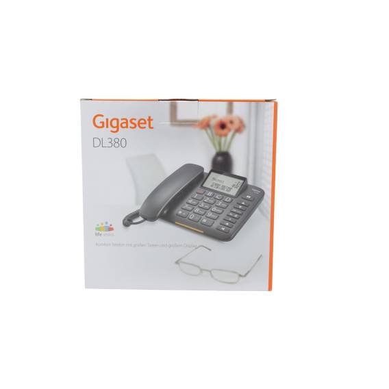 Obrázok pre Gigaset DL380 Analogový telefon Identifikace volajícího Černá