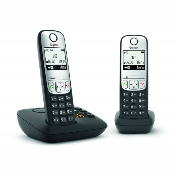 Obrázok pre Gigaset A690A Duo Analog/DECT telefon Identifikace volajícího Černá