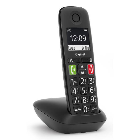 Obrázok pre Gigaset E290A Analog/DECT telefon Identifikace volajícího Černá