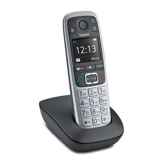 Obrázok pre Gigaset E560 Analog/DECT telefon Černá, Stříbrná