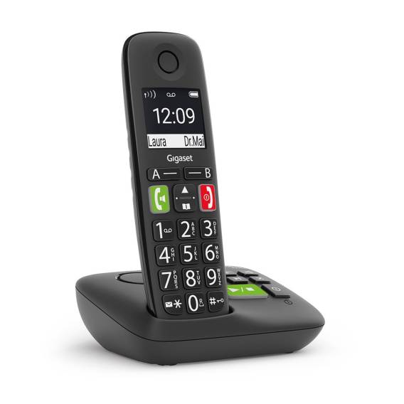 Obrázok pre Gigaset E290A Analog/DECT telefon Identifikace volajícího Černá