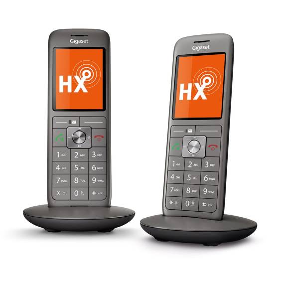 Obrázok pre Gigaset CL660HX Analog/DECT telefon Identifikace volajícího Antracit, Černá