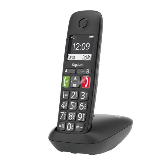 Obrázok pre Gigaset E290 Analog/DECT telefon Identifikace volajícího Černá