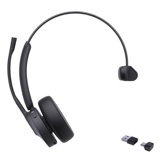 Obrázok pre Yealink BH70 Mono Teams Sluchátka s mikrofonem Bezdrátový Přes hlavu Kancelář / call centrum USB Type-C / USB Type-A Bluetooth Černá