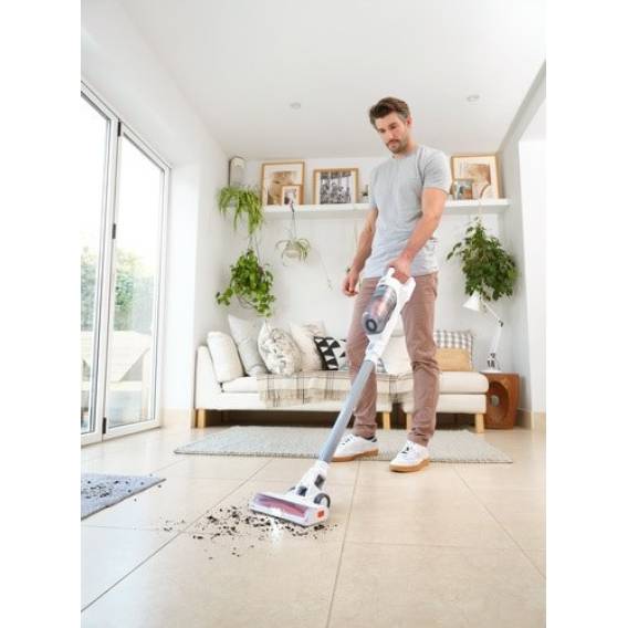 Obrázok pre Black & Decker BHFEA515J tyčový vysavač / elektrický smeták Baterie Suchý Cyklónový Bezsáčkové 0,5 l Oranžová, Bílá 1,5 Ah