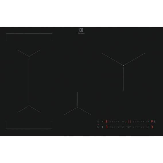 Obrázok pre Electrolux EIV83443CT Černá Vestavěné 78 cm Indukční varná deska se zónami 4 zóna/zón