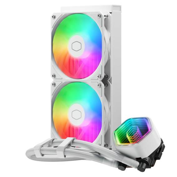 Obrázok pre Cooler Master MasterLiquid 240 Core II White Procesor Kapalinový chladič typu vše v jednom 12 cm Bílá