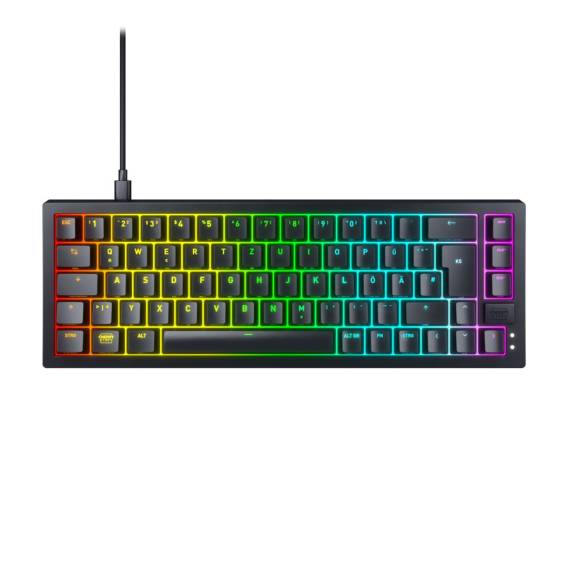 Obrázok pre CHERRY K5V2 Compact klávesnice Hraní USB QWERTZ Německý Černá