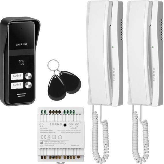 Obrázok pre Intercom ORNO OR-DOM-BA-936ZD/W 2-wire/2-family
