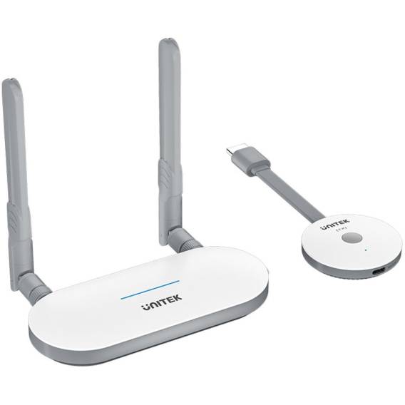 Obrázok pre Uni wireless HDMI transmitter and receiver white