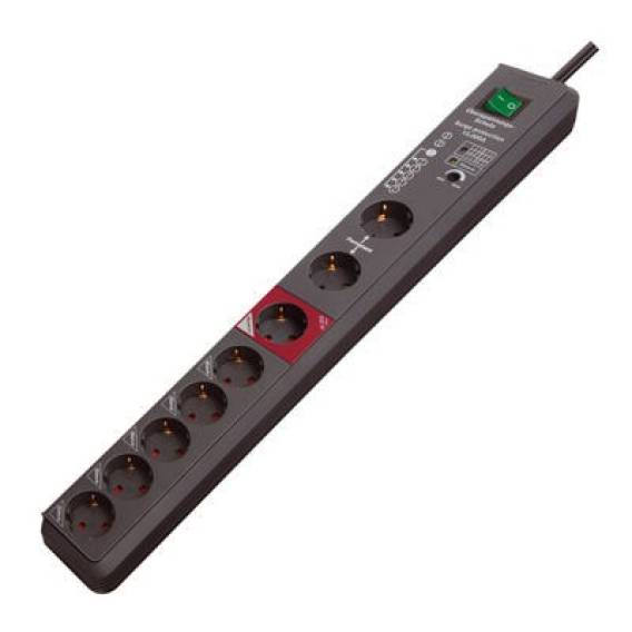 Obrázok pre Brennenstuhl 1159490936 napájecí prodlužovačka 3 m 8 AC zásuvky / AC zásuvek Antracit