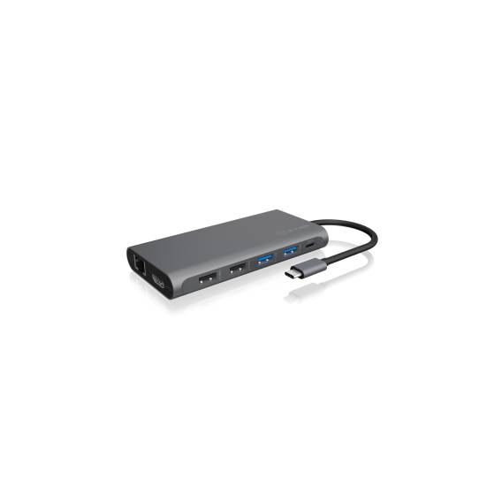 Obrázok pre ICY BOX IB-DK4050-CPD Kabel USB 3.2 Gen 1 (3.1 Gen 1) Type-C Antracit