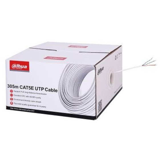 Obrázok pre Dahua Technology PFM920I-5EUN síťový kabel Bílá 305 m Cat5e U/UTP (UTP)