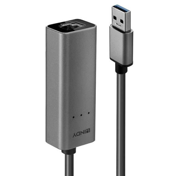 Obrázok pre Lindy 43313 kabelová redukce USB-A RJ-45 Stříbrná