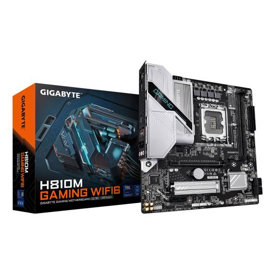 Obrázok pre GIGABYTE H810M GAMING WIFI6 základní deska Intel H810 LGA 1851 (Socket V1) Micro ATX