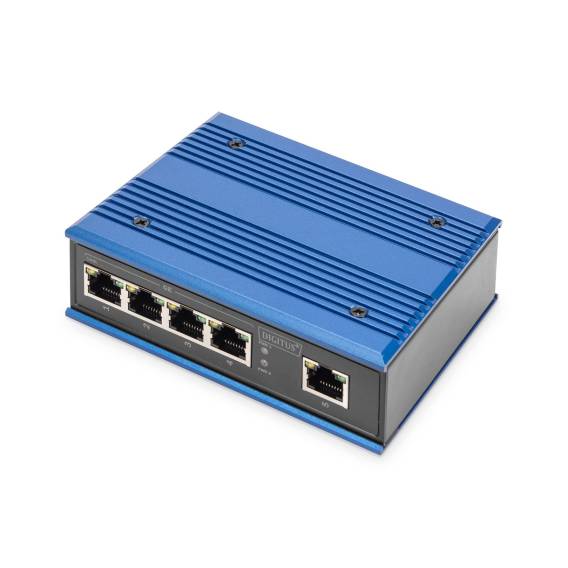 Obrázok pre ASSMANN Electronic DN-651118 síťový přepínač Gigabit Ethernet (10/100/1000) Černá, Modrá
